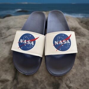 NASA Logo Slide Sandals